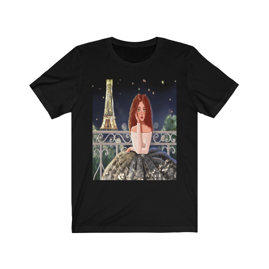 Lady in Paris - Printed Tee || Paris Tee Top