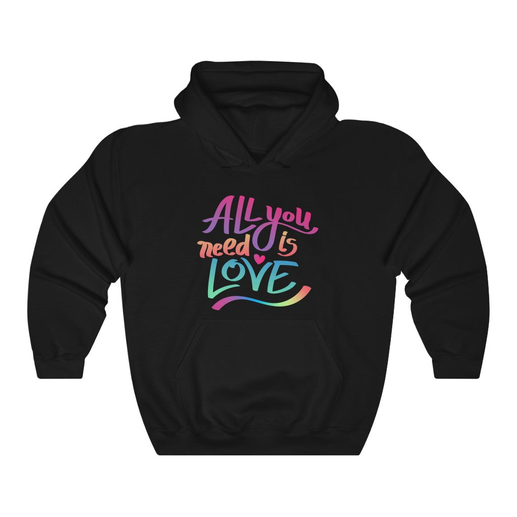 All You Need Is Love - Printed Hoodie || Unisex Pulllover Hoodie