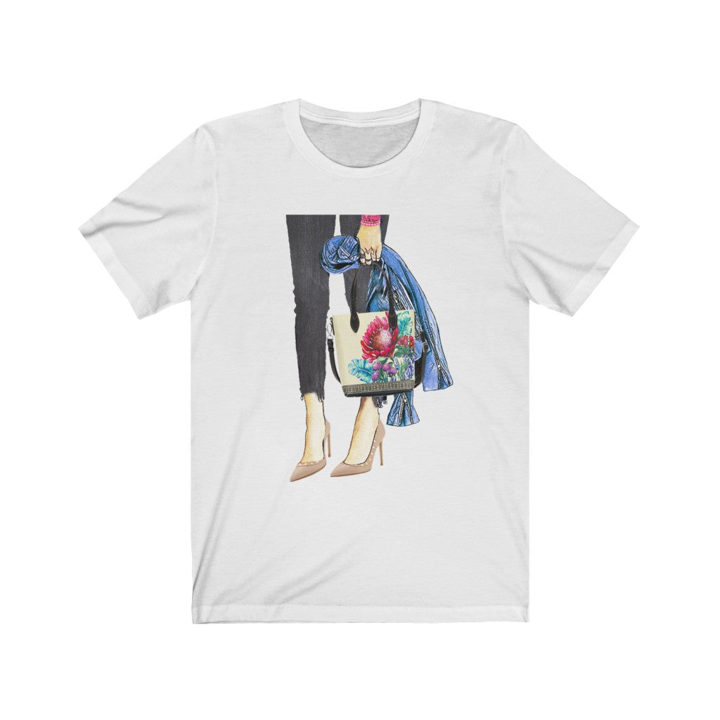 Jacket, Shoes & Purse - Printed Tee || Jacket Men's Brass