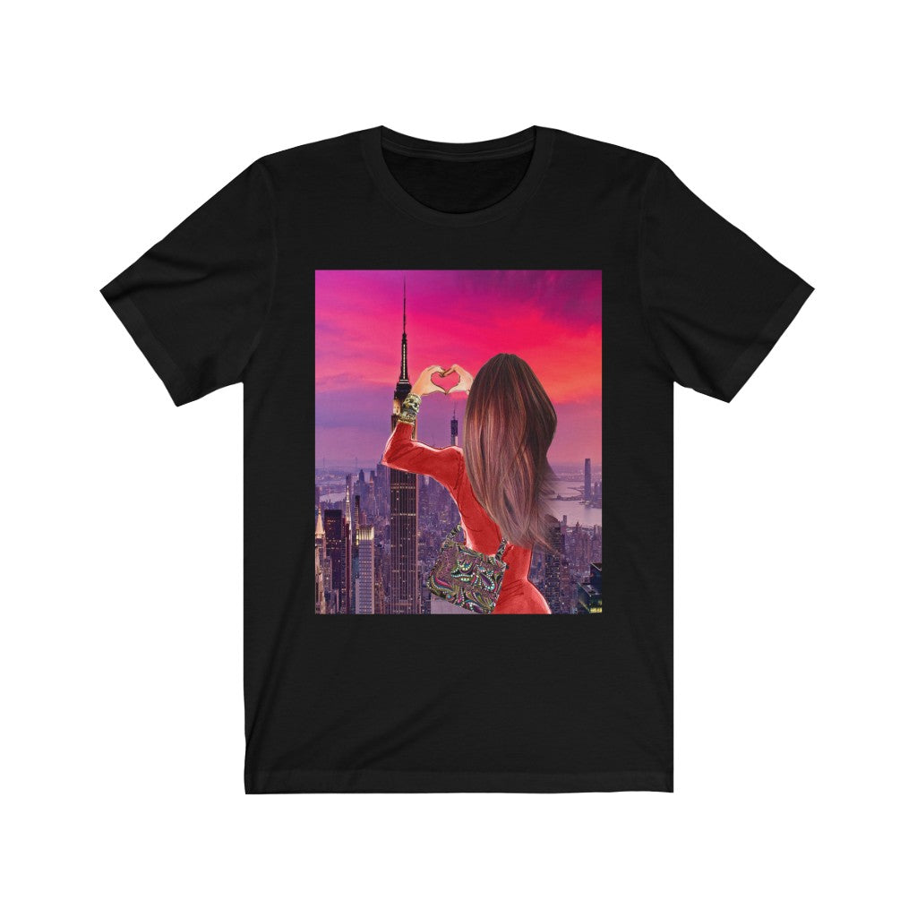 I Heart The City Printed Tee || I Heart Love Printed T Shirt