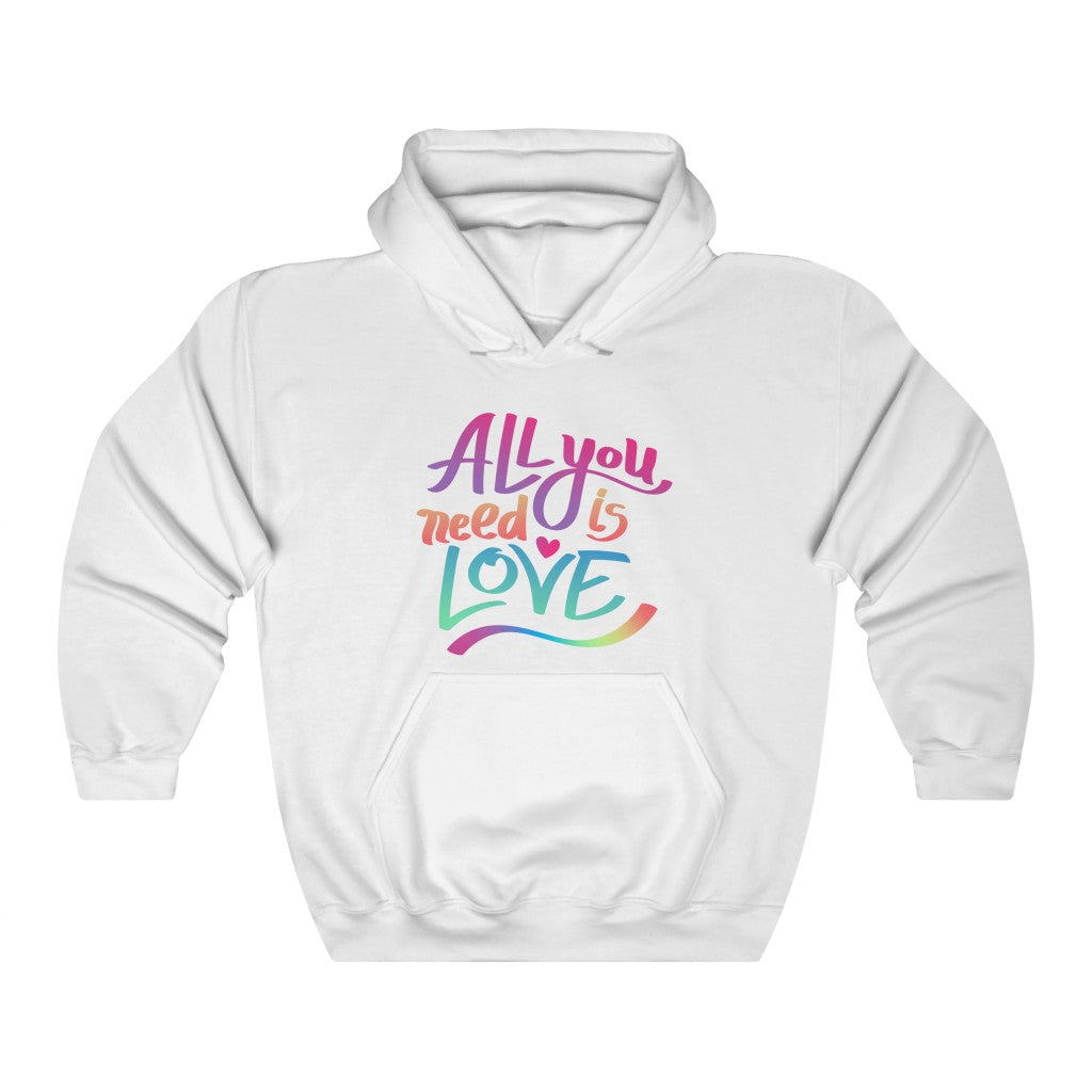 All You Need Is Love - Printed Hoodie || Unisex Pulllover Hoodie