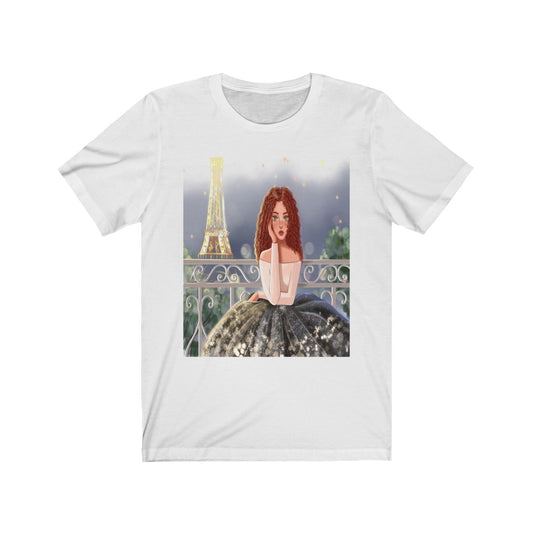 Lady in Paris - Printed Tee || Paris Tee Top