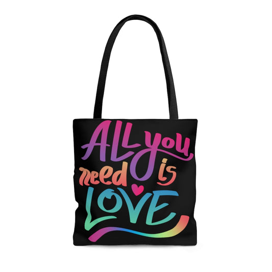 All You Need Is Love - AOP Tote Bag || Tote Bag