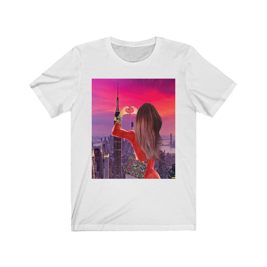 I Heart The City Printed Tee || I Heart Love Printed T Shirt