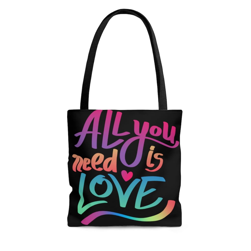 All You Need Is Love - AOP Tote Bag || Tote Bag